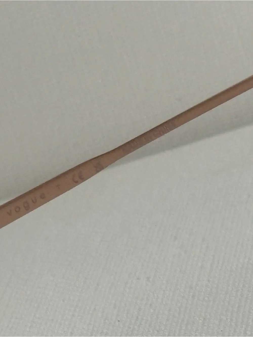 Vogue Rose Gold Geometric Metal Frame Glasses